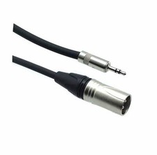 3.5mm Male to XLR Male QUAD Microphone Cable