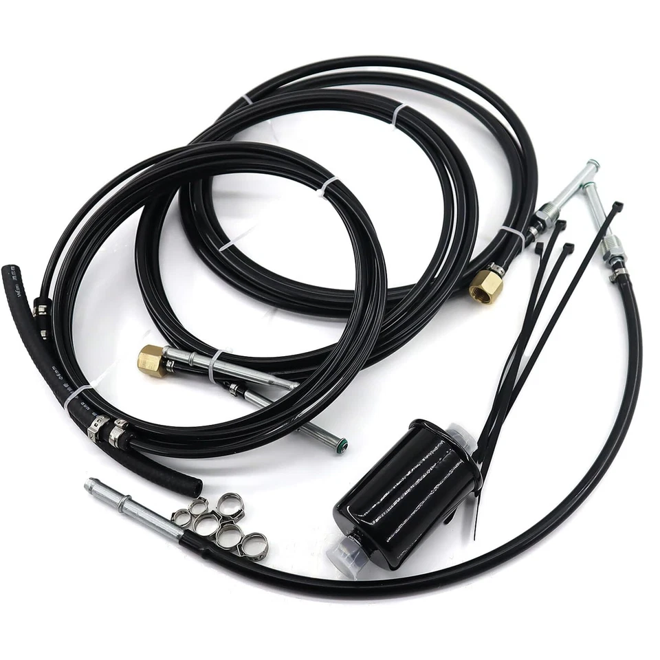 For 1988-1997 Chevrolet C1500/2500 K1500/2500 Truck Nylon Fuel Lines Kit GAS New Foto 2 de 4