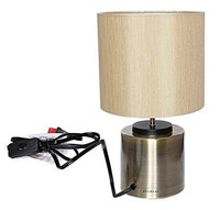Haitral Modern Minimalist Table Lamp Metal Basic With Fabric Shade Bedside De... on sale Haitral Modern Minimalist Table Lamp Metal Basic With Fabric Shade Bedside De... on sale