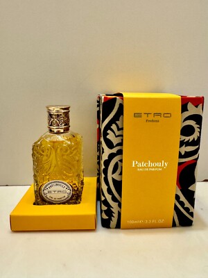 Etro Patchouly Eau de parfum Unisex Spray 3.4 oz / 100 ml new in Rare Box