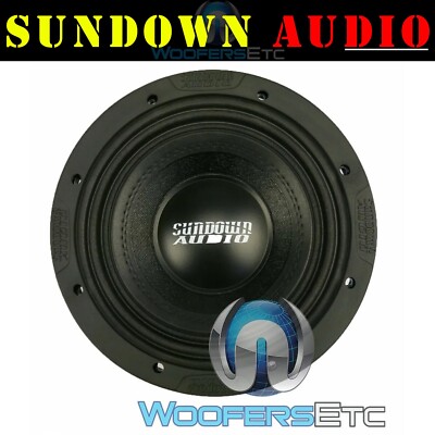 SUNDOWN AUDIO SD-4 8 D2 CAR 8'' 400W RMS DUAL 2-OHM SUBWOOFER BASS SPEAKER NEW