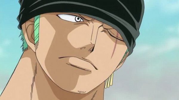 One Piece anime roronoa zoro white eyes piece PAD Custom