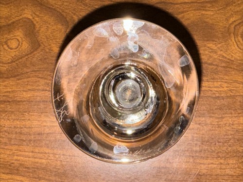 6 Glastonbury - Lotus Spring Wine / Water Goblets Etched Glasses 5 3/4" Tall - Picture 4 of 7
