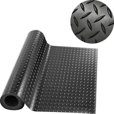 Anti Slip Comfortable Rubber Floor Mats for Cars, Garage Floor Mat for Home Gym