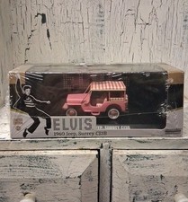 ELVIS JEEP SURREY CJ3B MODEL CAR 1:43 GREENLIGHT 86472 GRACELAND 4X4 Sealed NIB