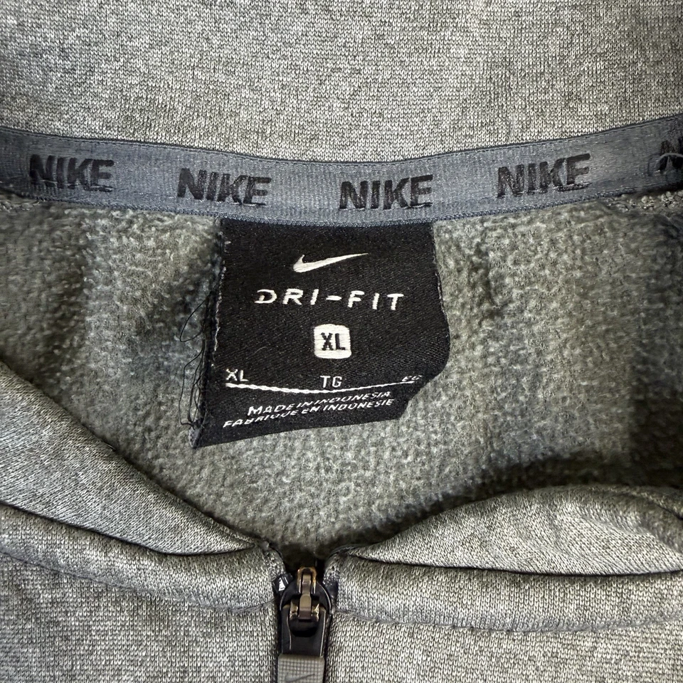 Nike Princeton University Sudadera Para Hombres XL Gris 1/4 Cremallera Rendimiento Golf Foto 4 de 4