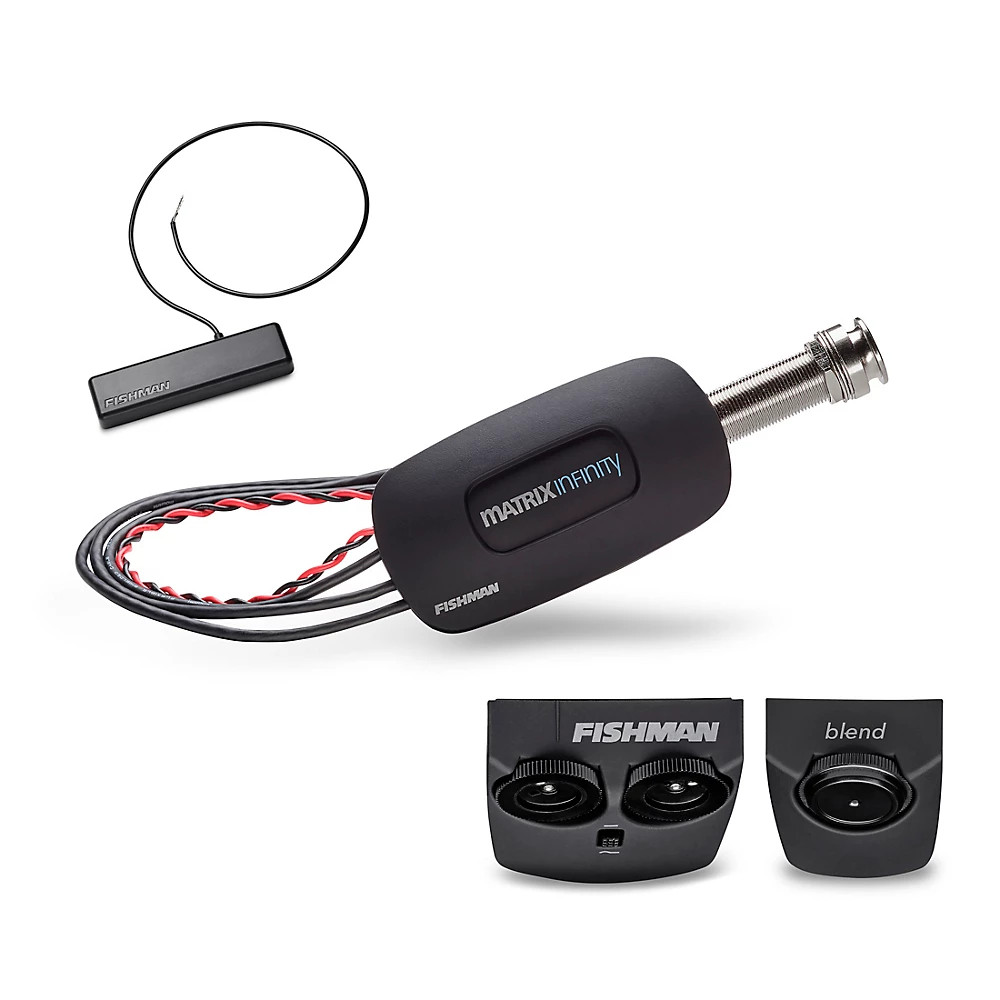 Fishman PowerTap Infinity Body Sensor wUndersaddle Pickup Narrow Format Wide 56290₽