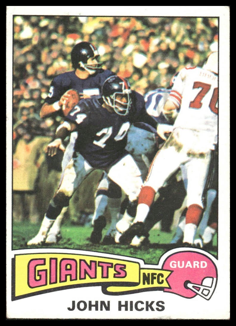 John Hicks RC 1975 Topps #283 New York Giants