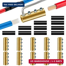 10PCS 6-10AWG 6 8 10 Gauge Wire Connector Nut Kit, 80Amp Screw Quick Wiring Conn