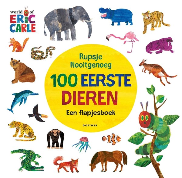 Gottmer Uitgevers Groep - Rupsje Nooitgenoeg - 100 Eerste Dieren NEU-image