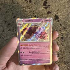 Tinkaton 167/091 SV: Paldean Fates Shiny English Holo NEAR MINT NM