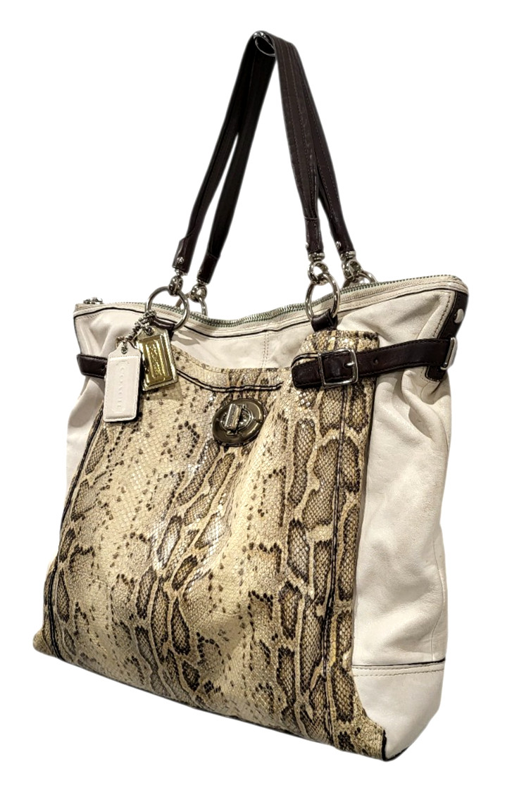 COACH Limited Edition Embossed HOLLY PYTHON Handb… - image 10