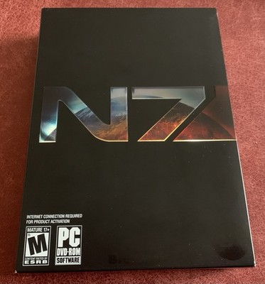 Mass Effect 3 PC Collectors Edition N7 Shepard Liara Tali 2 Disc Steelbook Patch
