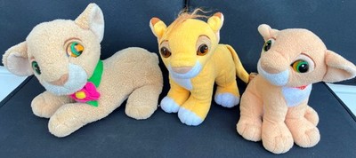 3x Disney Plüschtiere Der König der Löwen Simba & Narla Stofftiere Sammlung Set