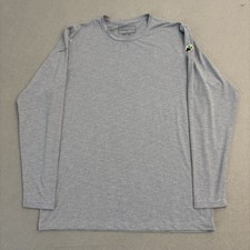 Anetik Ultralight Outdoor UPF 30 Long Sleeve Shirt Gray Mens Large Stretch