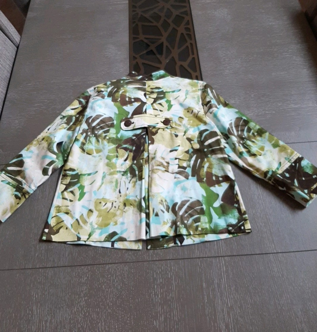 Ruby Rd. 2 Button Round Neck 3/4 Sleeve Loose Fit… - image 14