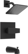 Shower Trim Kit 14 Series 6 Inch Matte Black Delta Faucet Set PQ3107PB Bath Head