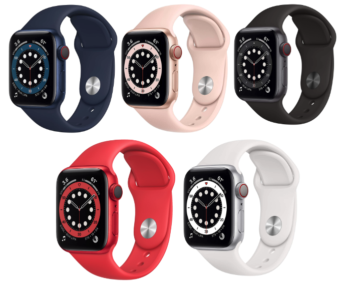 Apple Watch Series 6 44mm (GPS + Cellular) Aluminum Case - Very