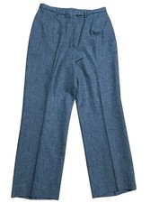 Pendleton Women's 14P Pants Wool Trousers High Waist Pleated Grey Vintage