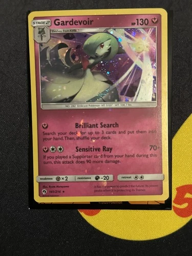  GARDEVOIR 141/214  ERROR Cosmos Holo BLEED Swirl
