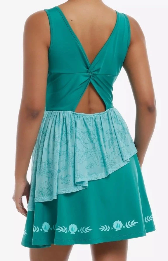 Vestido Atlético Her Universe Disney La Sirenita Ariel L XL NUEVO Foto 3 de 4