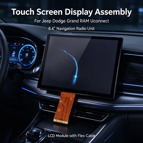 8.4" LCD Touch Screen Display For Jeep Grand RAM Dodge Uconnect Radio Navigation
