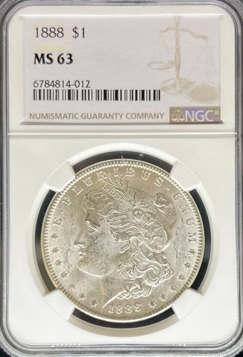 1888 Morgan Dollar MS63 NGC (#PA6784814012)