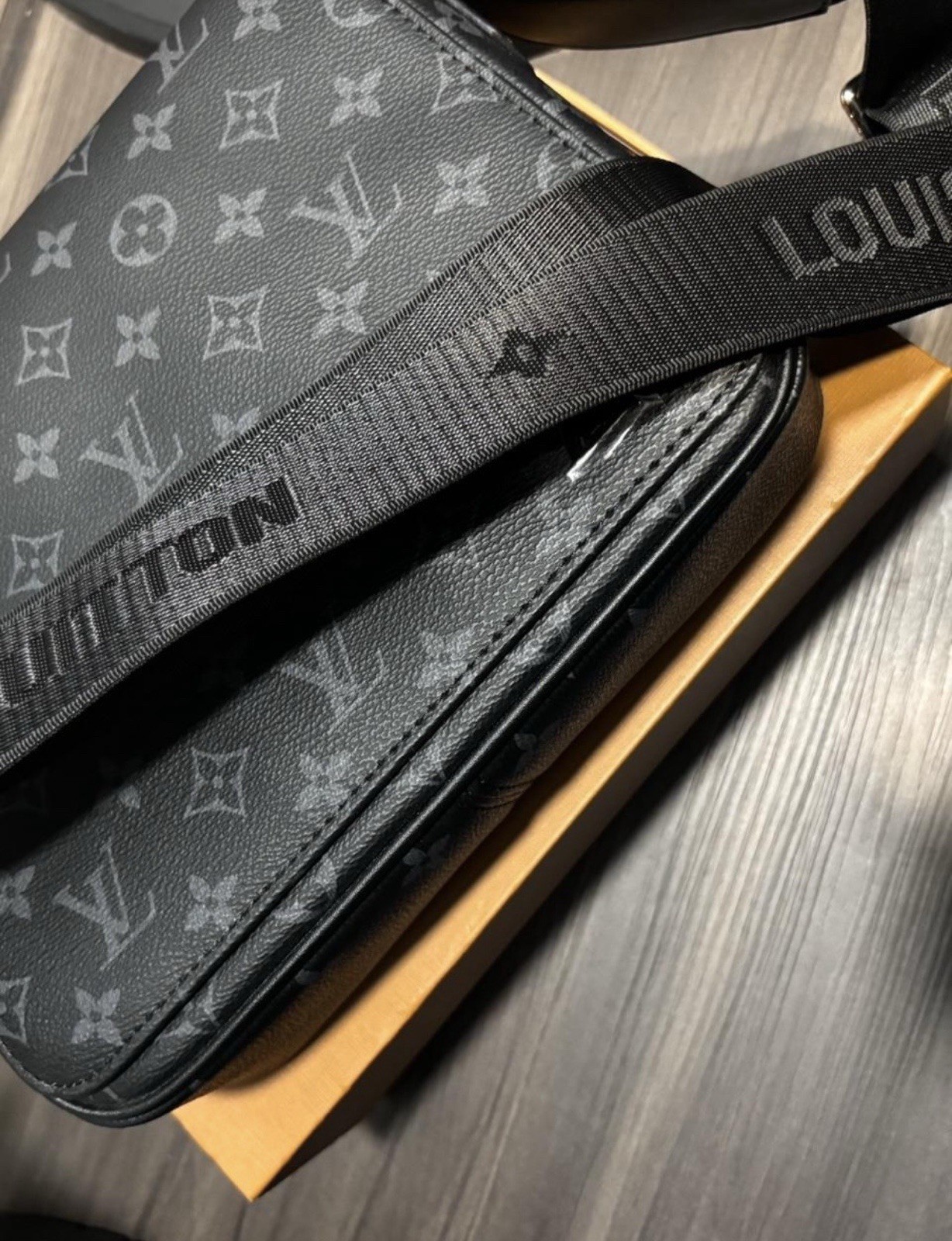 Louis Vuitton Black Monogram Eclipse Cross Body B… - image 3