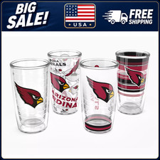 Tervis Arizona Cardinals NFL 16 oz Classic Tumbler Set, Assorted, 4-Pack