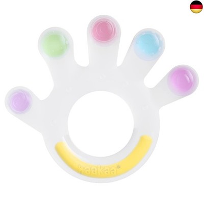 Haakaa Beißspielzeug für Baby, Silikon Beißringe für Babys ab 3 Monate, Baby Bei