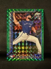 2025 Topps Chrome - Adam Kloffenstein #47 Green Geometric Refractor /99 (RC)