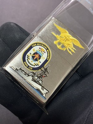 Zippo USS MICHAEL MURPHY DDG 112 Silver Rare Model Made in 2011