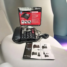 Amplicom Power Tel 760 Series Assure Amplified Phone Telephone Black- Extra Loud