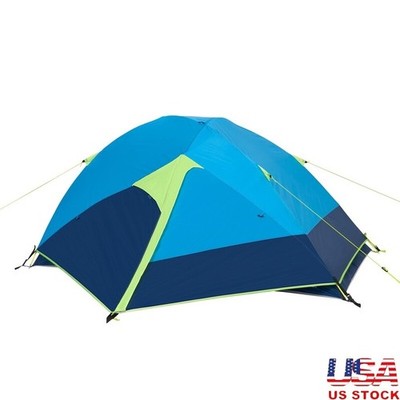 2-Person Backpacking Tent Weatherproof Easy Setup Camping Tent W/ Vestibules New