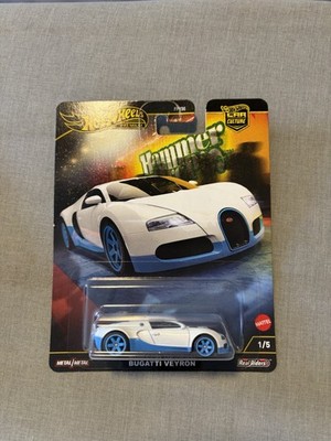    LOT of 2 - Hot Wheels Premium Hammer Drop Bugatti Veyron HW Car Culture 1/5
