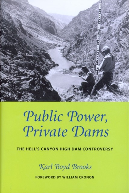 Public Power Private Dams by Karl Boyd Brooks PAPERBACK 9780295989129