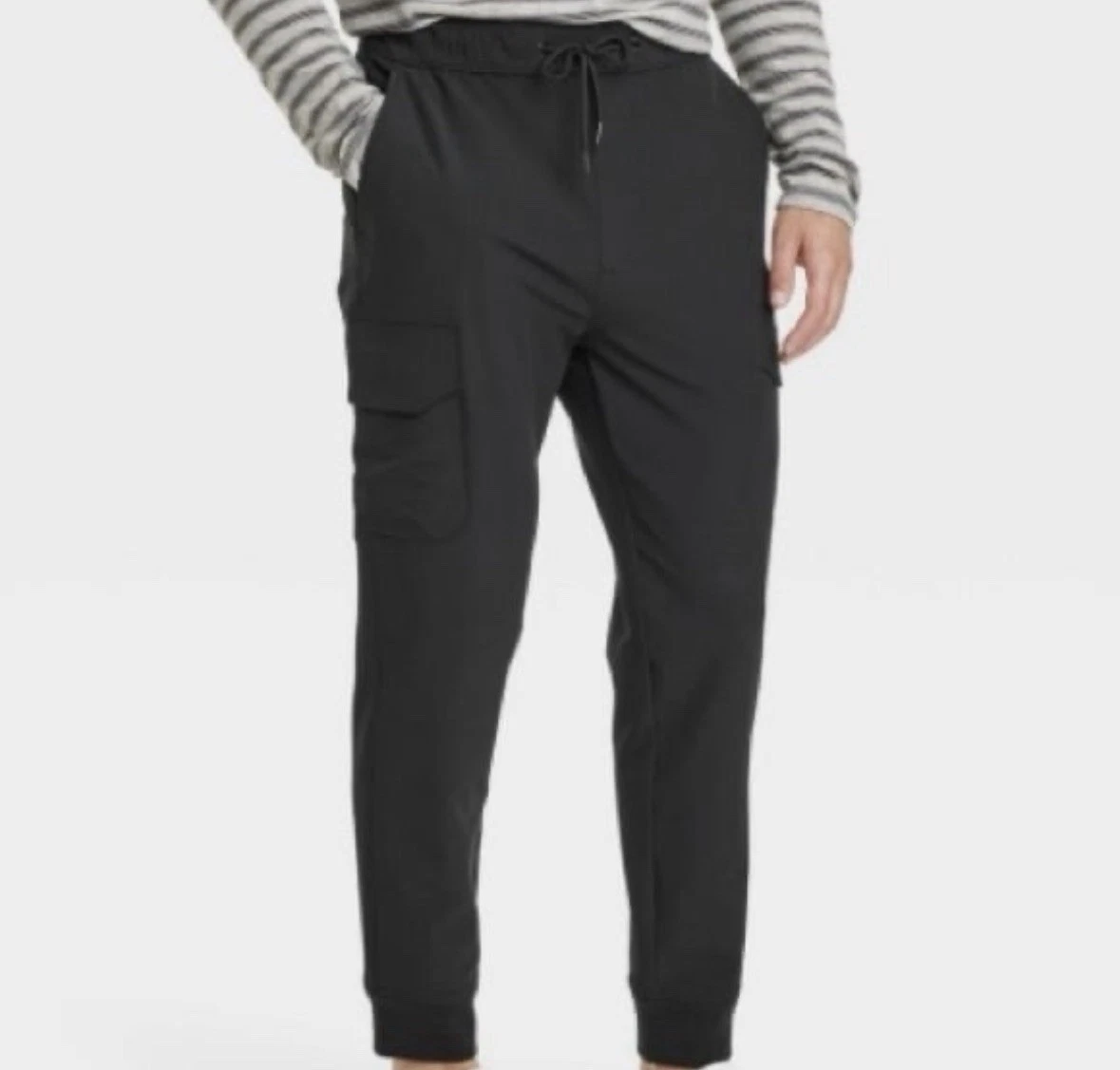Men's Tapered Tech Cargo Jogger Pants, Goodfellow & Co, Black, NWT Size M
Opens in a new window or t