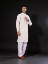 Traditional Men's Kurta Pajama Set  Cultural Wear for Men