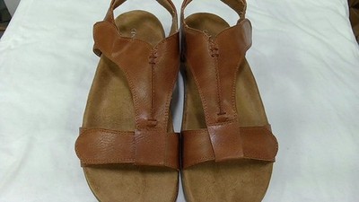 CentroPoint Women's Adjustable Arch Support Flat Sandals, Open Toe