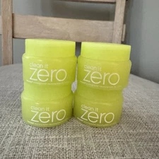 4x Banila Co Clean It Zero Avacado Enriching Butter Cleansing Balm 7ml/0.24 Oz