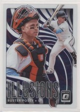 2020 Panini Donruss Optic Illusions Buster Posey #OI-3 04xg