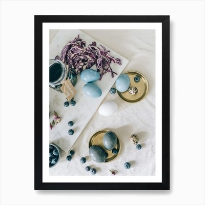 Easter Blues Art Print Framed Wall Art Poster Canvas Print Picture