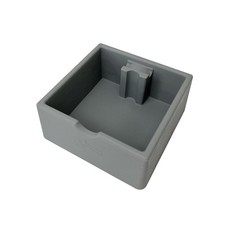 Non-Slip Coffee Knock Box 1.5L Espresso Dump Waste Container Solid Color UK