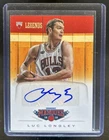 2012-13 Panini Marquee Luc Longley Legends Signatures Auto Autograph #19 Bulls