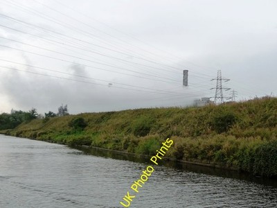 Foto 6x4 Stromleitungen, Nordufer, Weston Canal Frodsham kommend von Rock c2016