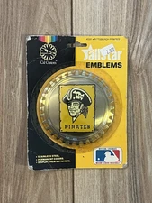 VTG 1983 Cal Custom Pittsburgh Pirates Stainless Steel Grille AllStar Emblems