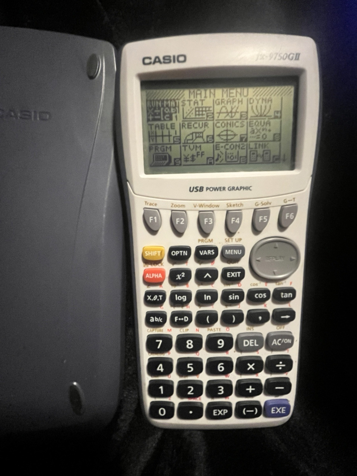 Casio FX-9750GII USB Power Graphic Calculator w/ Cover Tested Working FREE SHIP