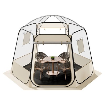 Uimoso Pop-up-Bubble-Zelt 3x2cm transparentes Sportzelt für 4 8 Personen