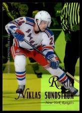 1995-96 Select Certified Mirror Gold Niklas Sundstrom Rookie New York Rangers