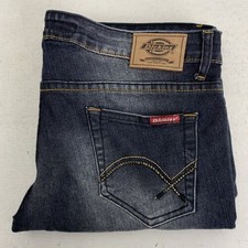 Dickies Girl Womens USA Low Rise Skinny Stretch Jeans Size 32/12  EUC JM86DK6